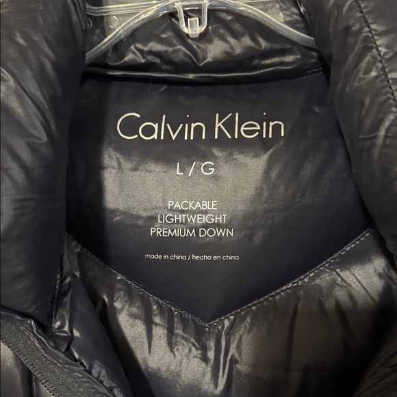 Calvin Klein Women's Dark Blue Puffer Jacket - Picture 2 of 14